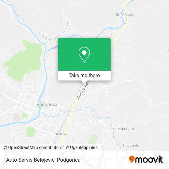 Auto Servis Belojevic map