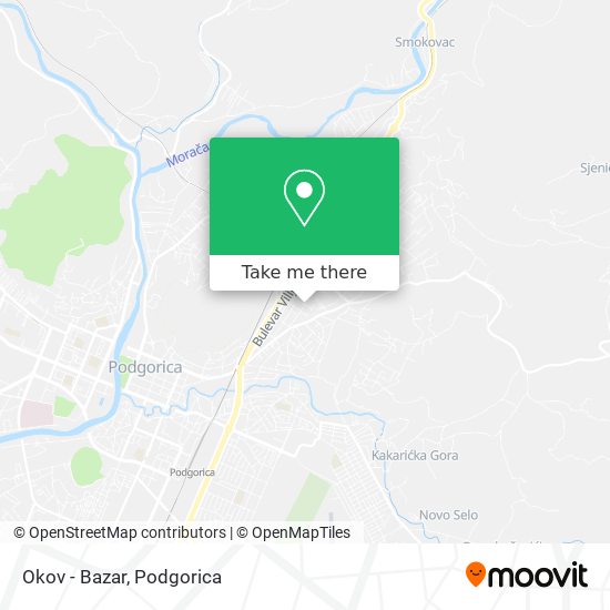 Okov - Bazar map