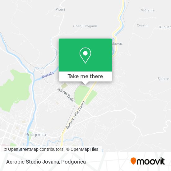 Aerobic Studio Jovana map