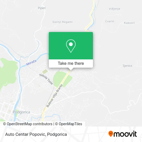 Auto Centar Popovic map