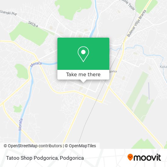 Karta Tatoo Shop Podgorica