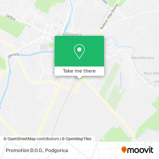 Promotion D.O.O. map