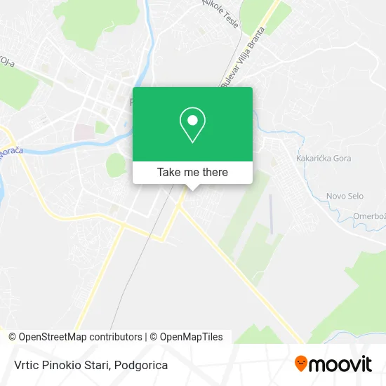 Vrtic Pinokio Stari map