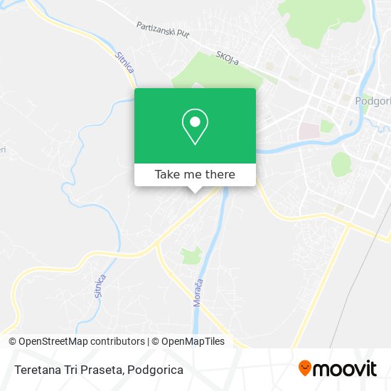 Teretana Tri Praseta map