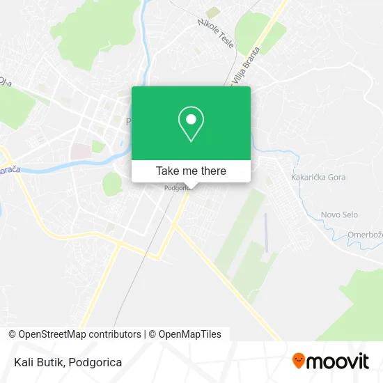 Kali Butik map