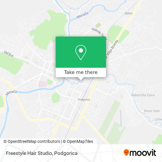 Freestyle Hair Studio map