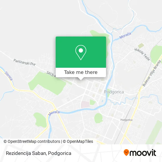 Rezidencija Saban map