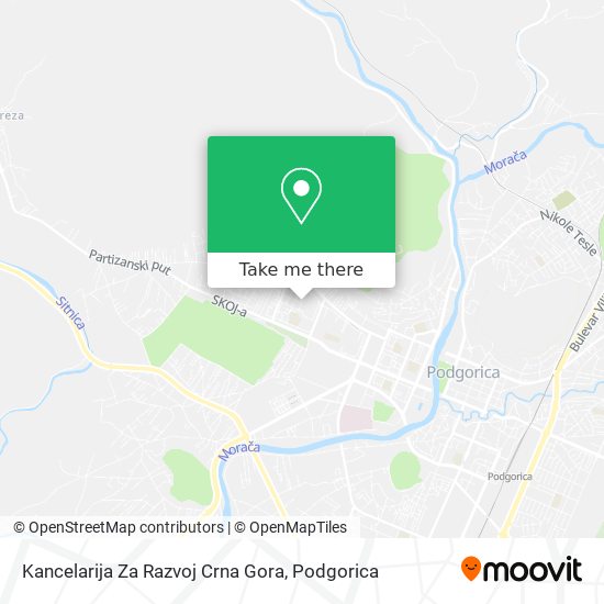 Kancelarija Za Razvoj Crna Gora map