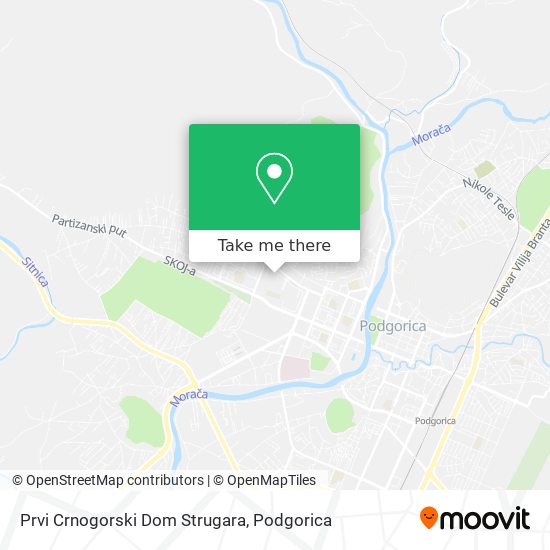 Karta Prvi Crnogorski Dom Strugara