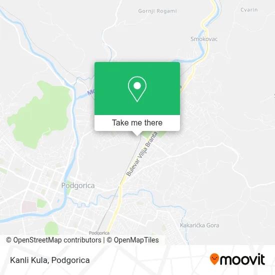 Kanli Kula map
