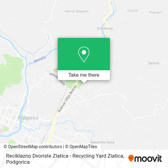 Reciklazno Dvoriste Zlatica - Recycling Yard Zlatica map