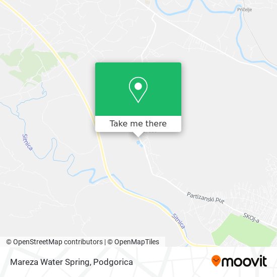 Mareza Water Spring map