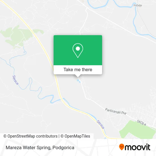 Mareza Water Spring map