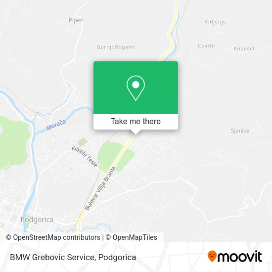 BMW Grebovic Service map