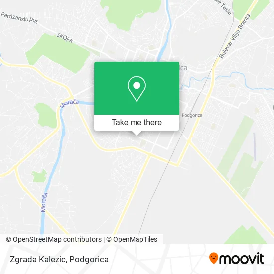 Zgrada Kalezic map
