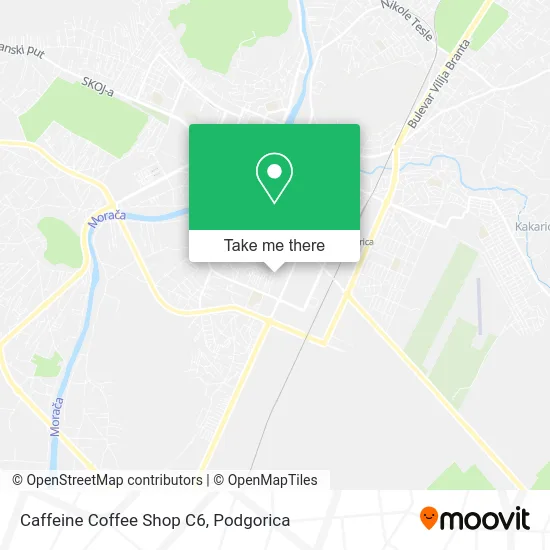 Caffeine Coffee Shop C6 map