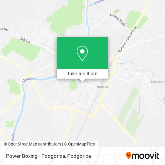 Power Boxing - Podgorica map