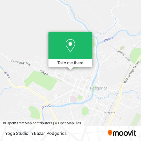 Yoga Studio in Bazar map