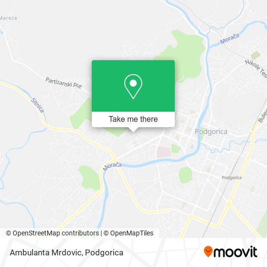 Ambulanta Mrdovic map
