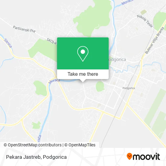 Pekara Jastreb map