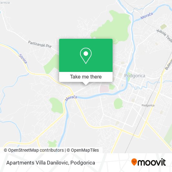 Apartments Villa Danilovic map