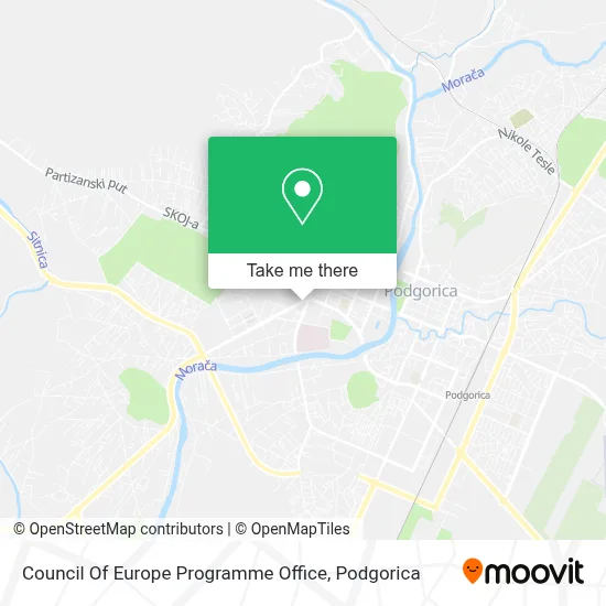Council Of Europe Programme Office map
