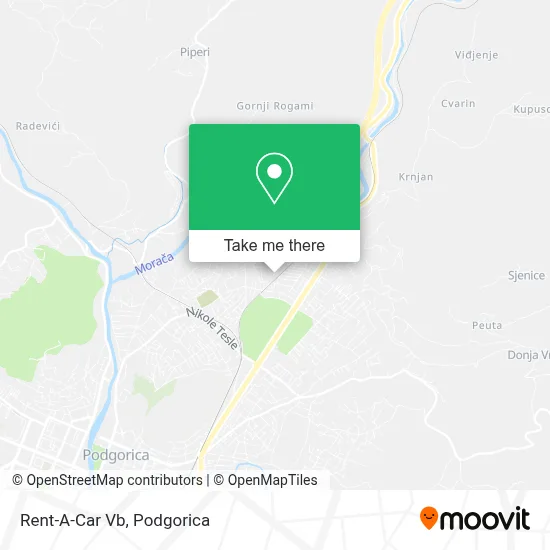 Rent-A-Car Vb map