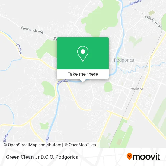 Green Clean Jr.D.O.O map