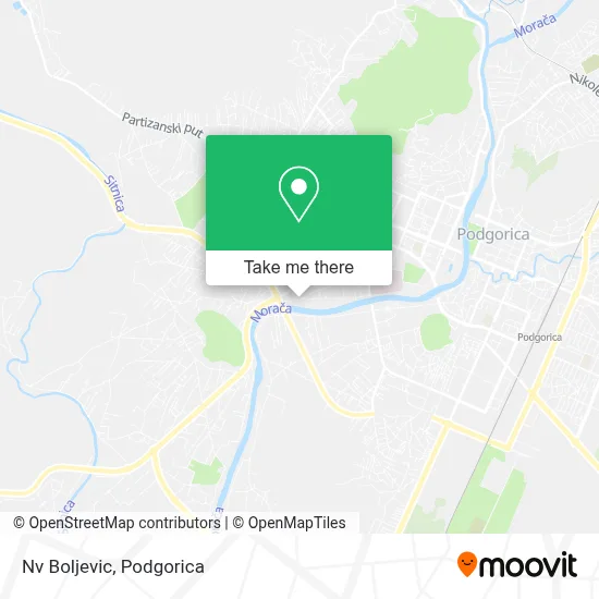 Nv Boljevic map