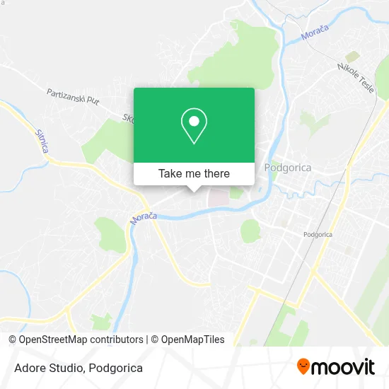 Adore Studio map