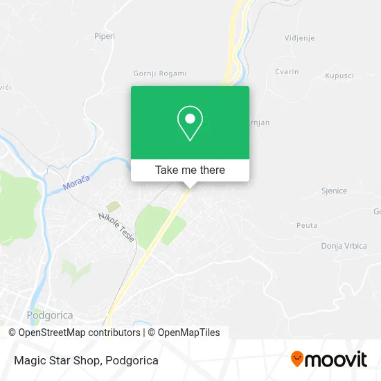 Magic Star Shop map