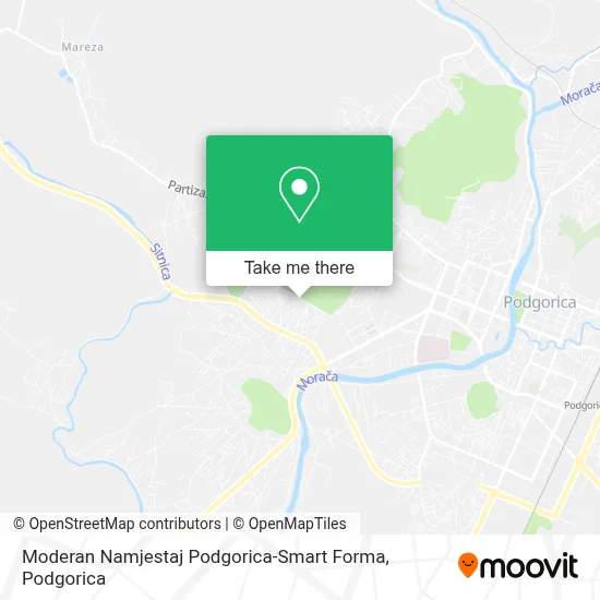 Moderan Namjestaj Podgorica-Smart Forma map