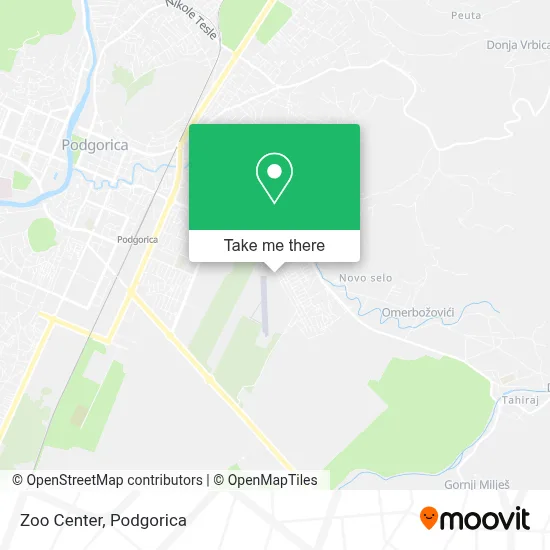 Zoo Centar map