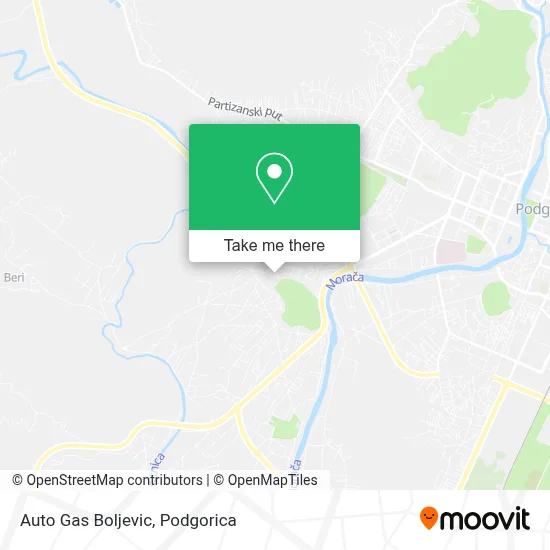 Auto Gas Boljevic map