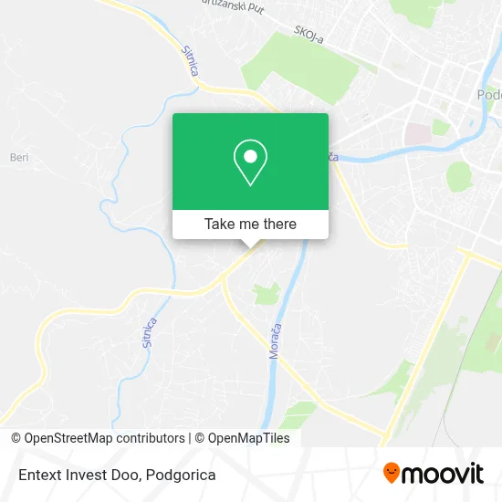 Entext Invest Doo map