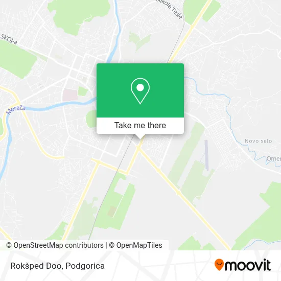 Rokšped Doo map