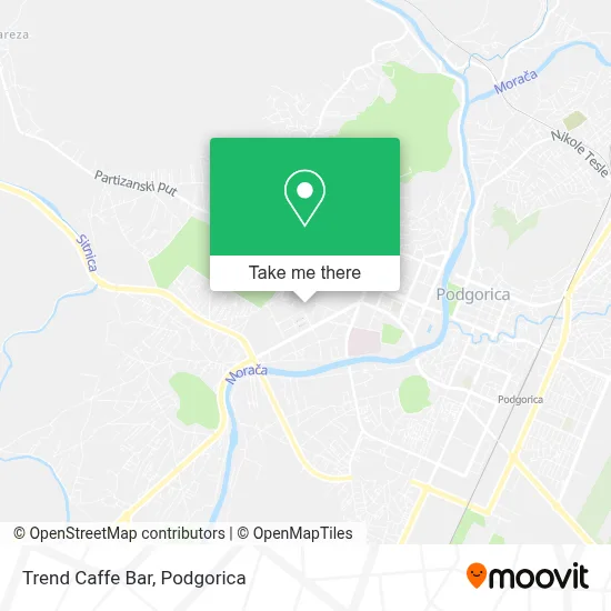 Trend Caffe Bar map