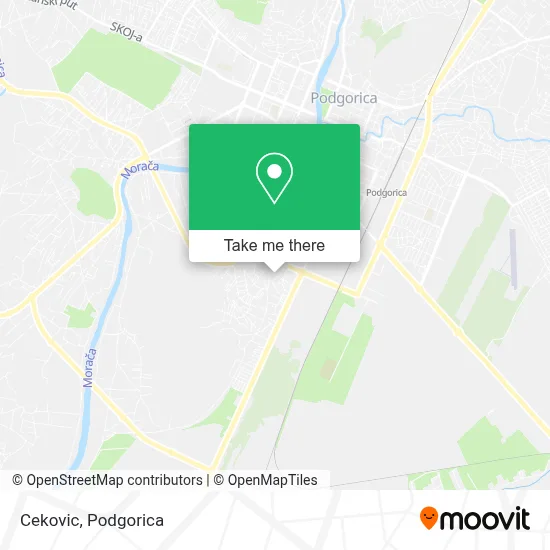 Cekovic map