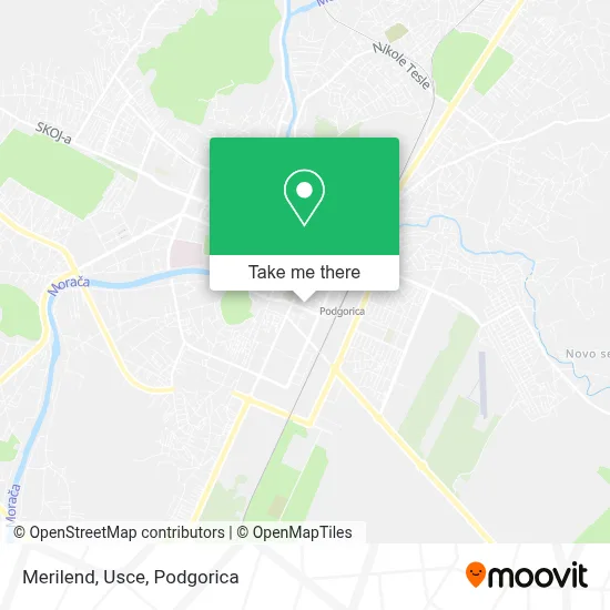 Merilend, Usce map