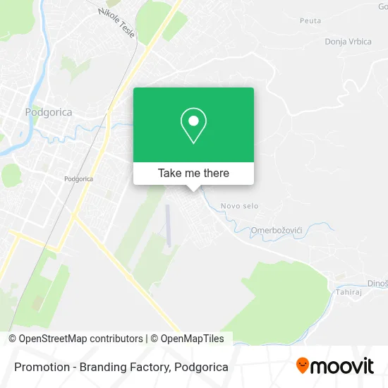 Promotion - Branding Factory map