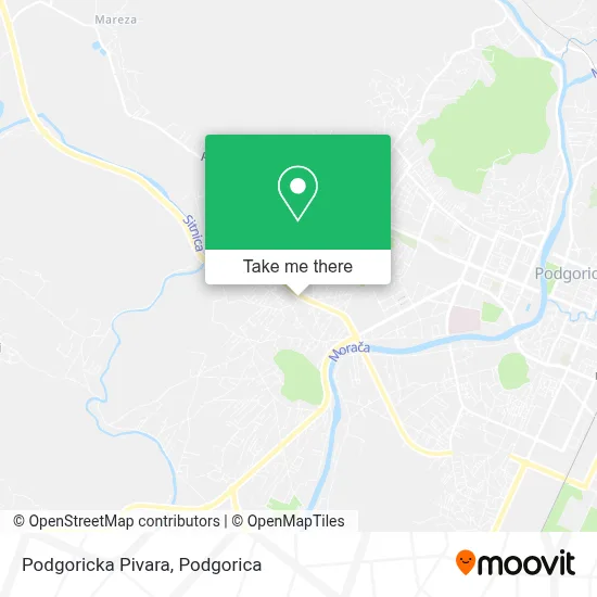 Podgoricka Pivara map