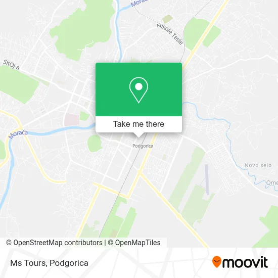 Ms Tours map