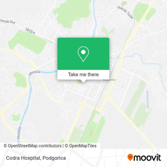 Codra Hospital map