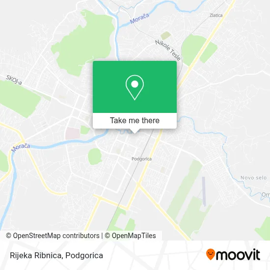 Rijeka Ribnica map