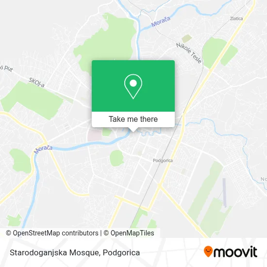 Starodoganjska Mosque map