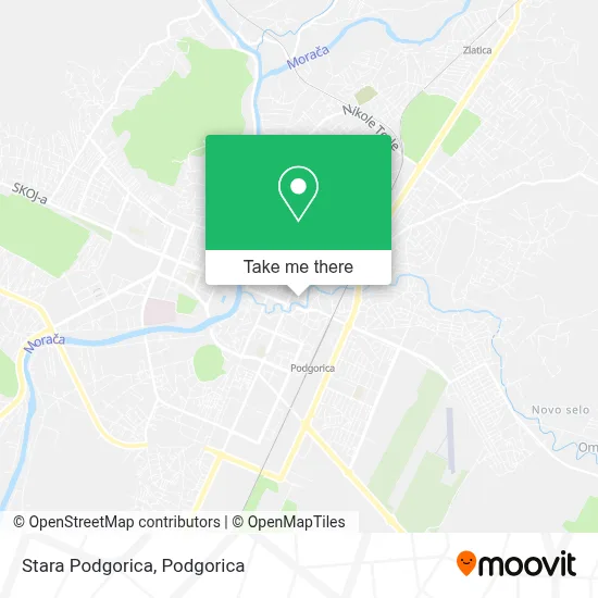 Stara Podgorica map