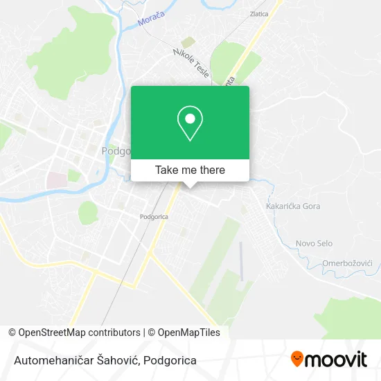Automehaničar Šahović map