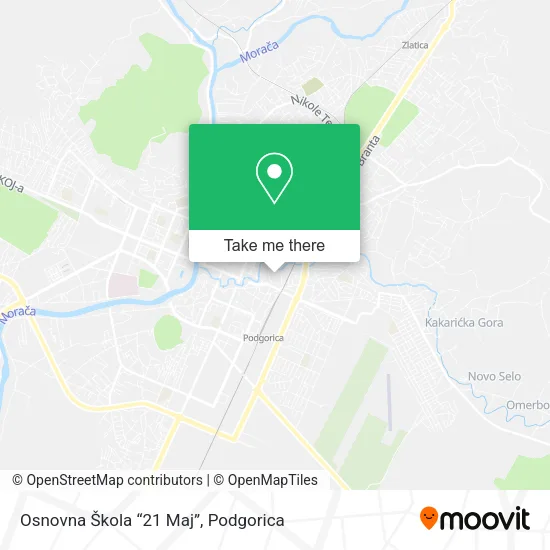 Osnovna Škola “21 Maj” map