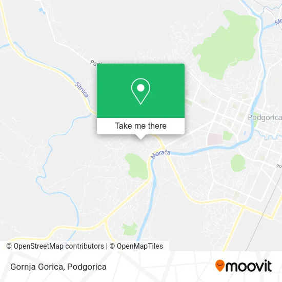 Gornja Gorica map