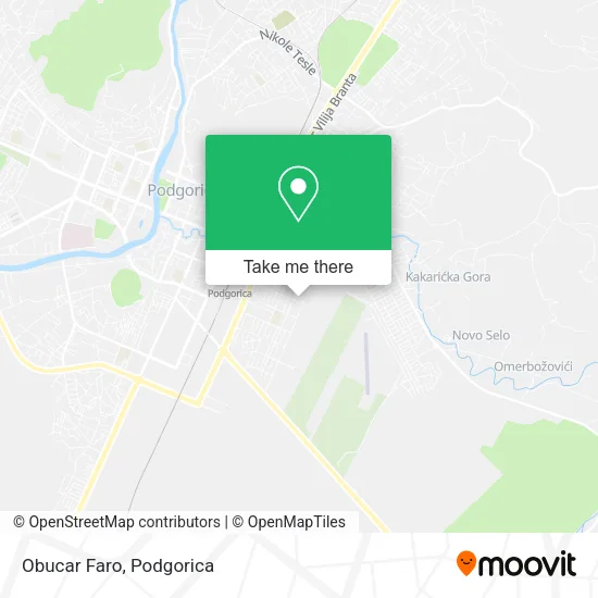 Obucar Faro map